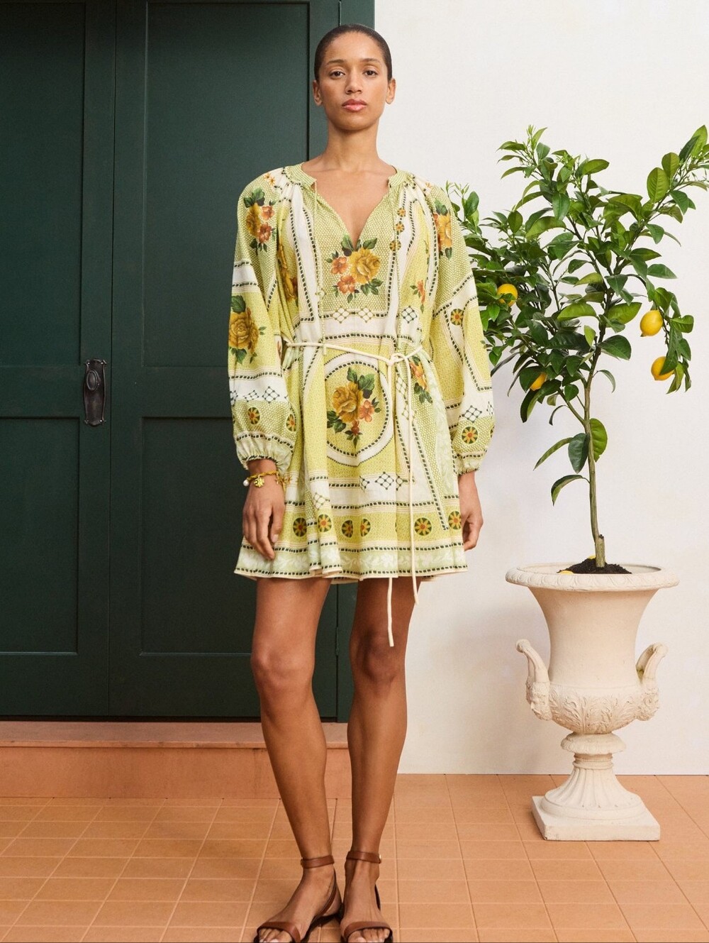 Alemais dixie mini dress